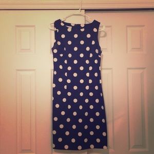 Sleeveless Polka Dot Dress